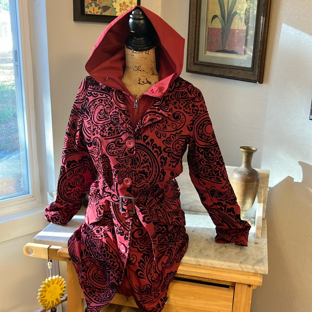 Most Amazing Desigual Spanish Designer Fabulous Feel And Look! Raincoat Plus!!!